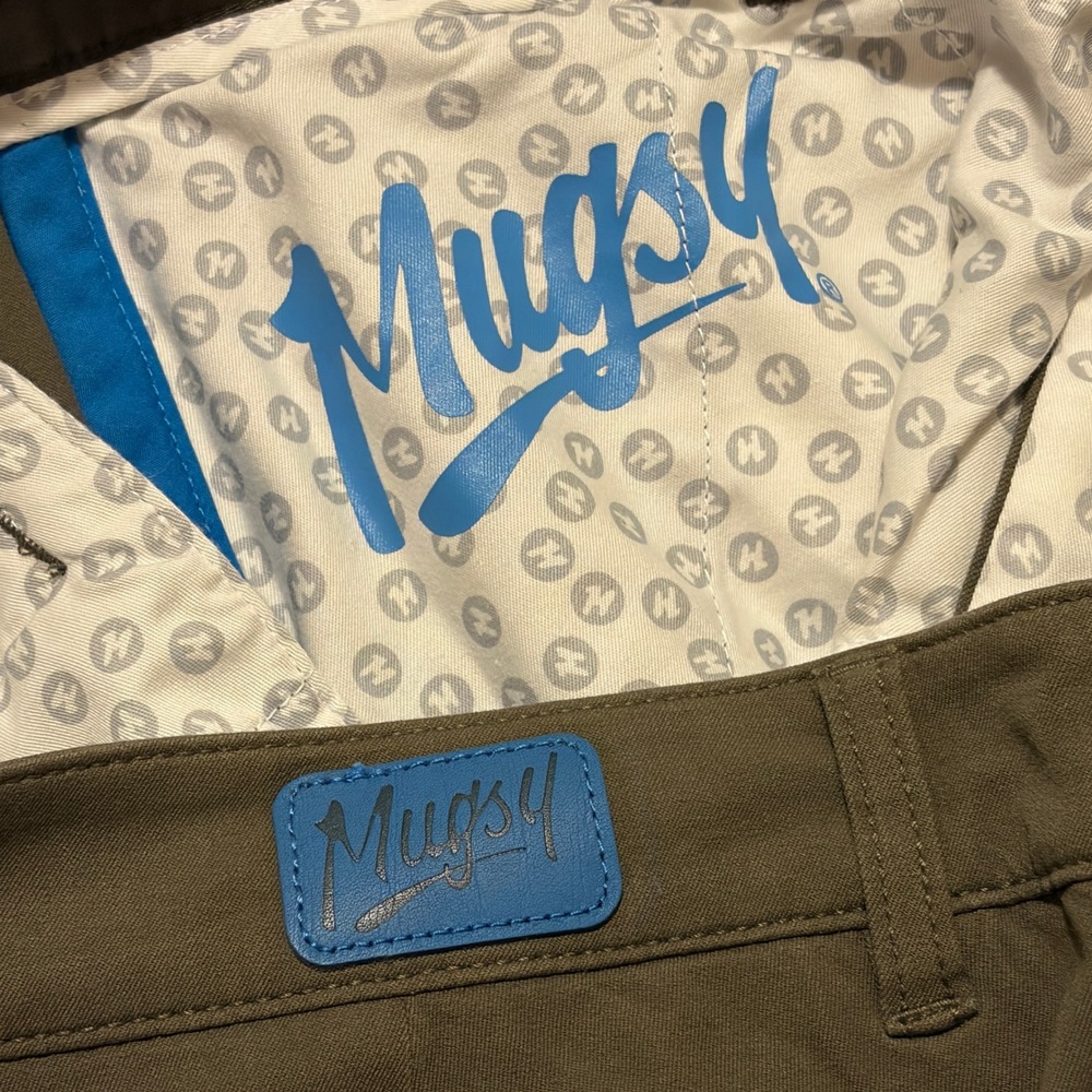 Mugsy Olives Men 36x30 Slim Straight Stretch Chino Pants Olive Green K6PNOL - Picture 5 of 9